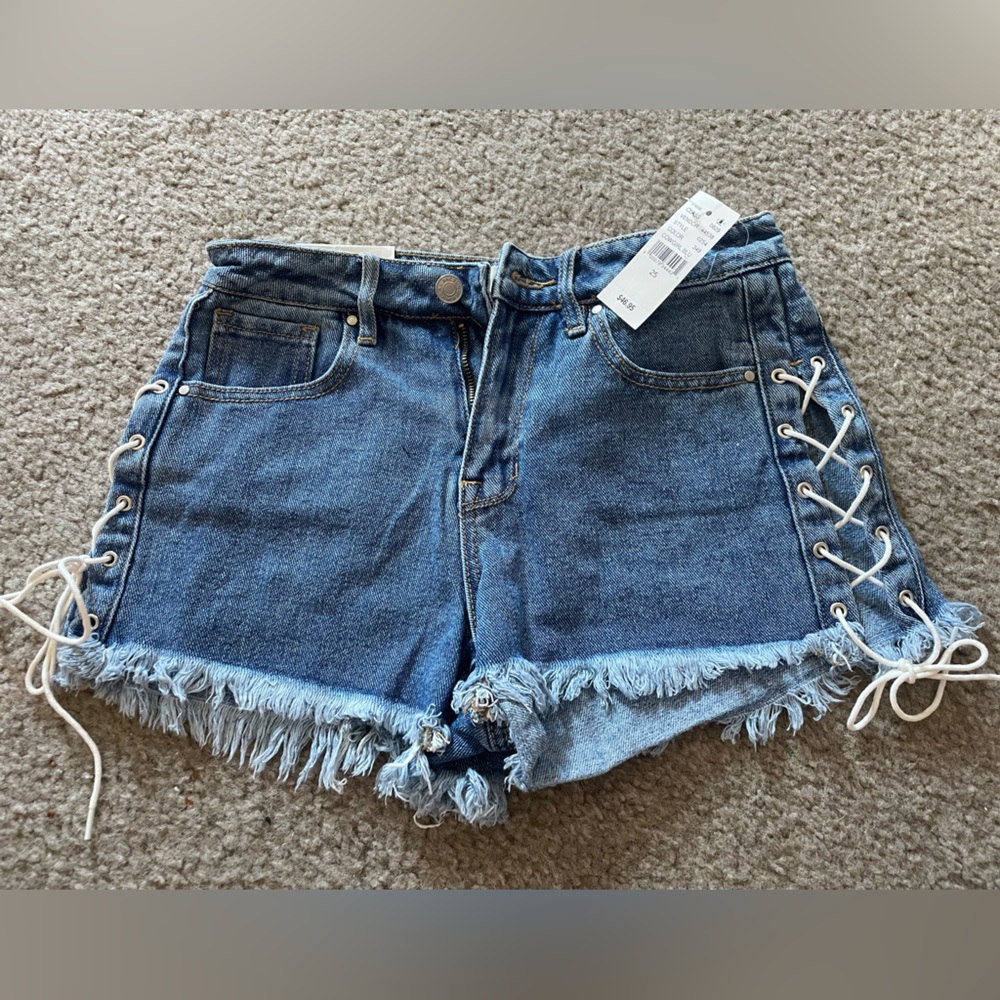 Pacsun side tie up short